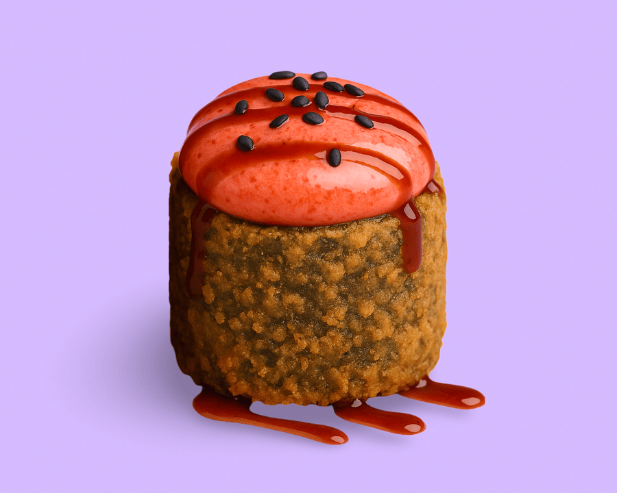 Темпурный томат с крабом