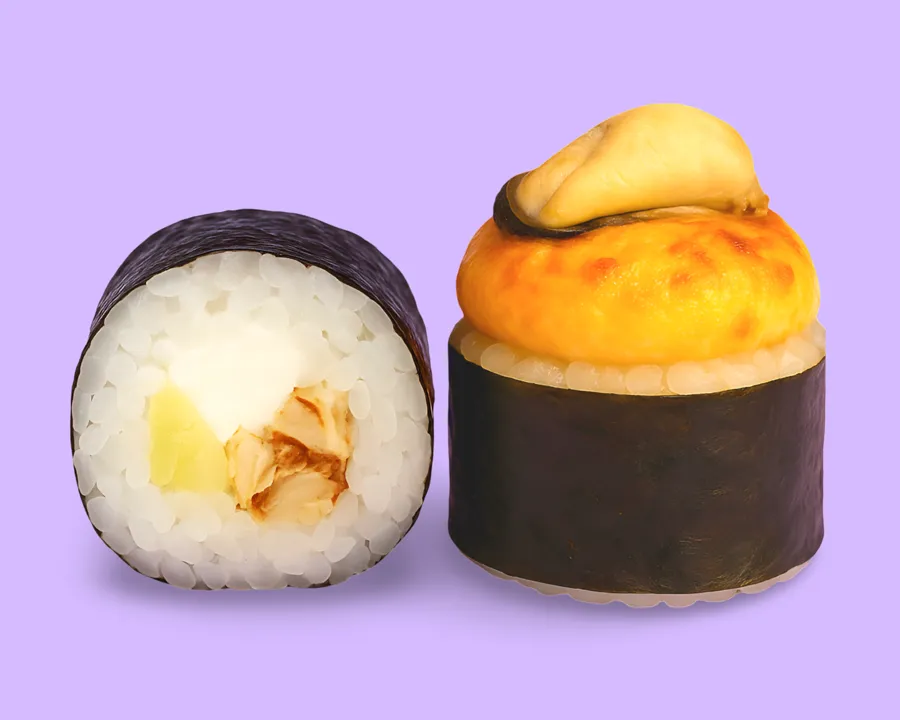 Запеченная спайси мидия