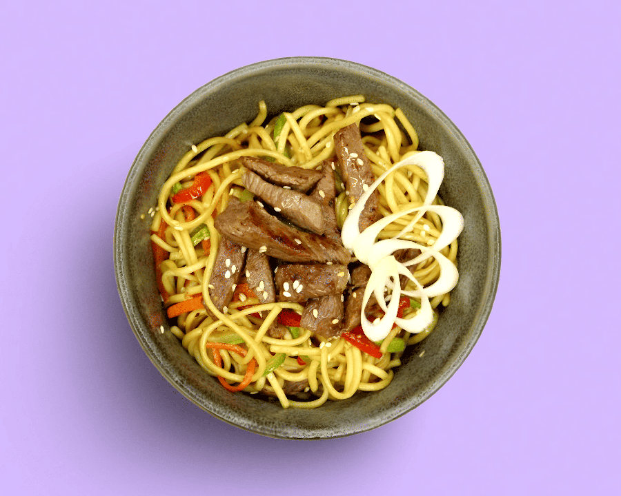 Вок с говядиной