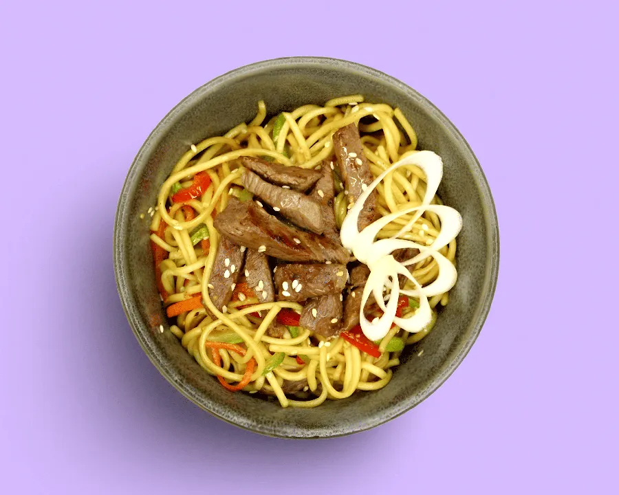 Вок с говядиной