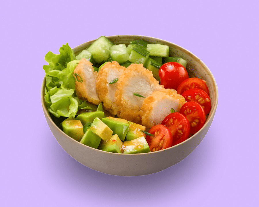 Поке с цыпленком