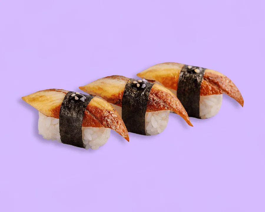 Суши с угрем 3шт